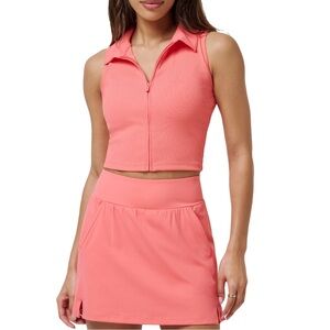 TravisMathew Women's Midline MoveKnit Sleeveless Golf Polo - L